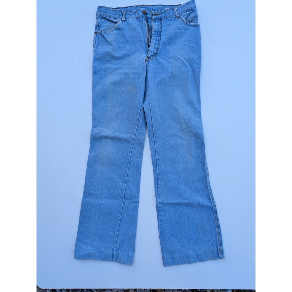 Vintage Britannia Light Wash Denim Jeans Waist 33 RN 19388